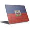 Haiti Flag Dark Wood Surface Laptop 3 13.5in Skin